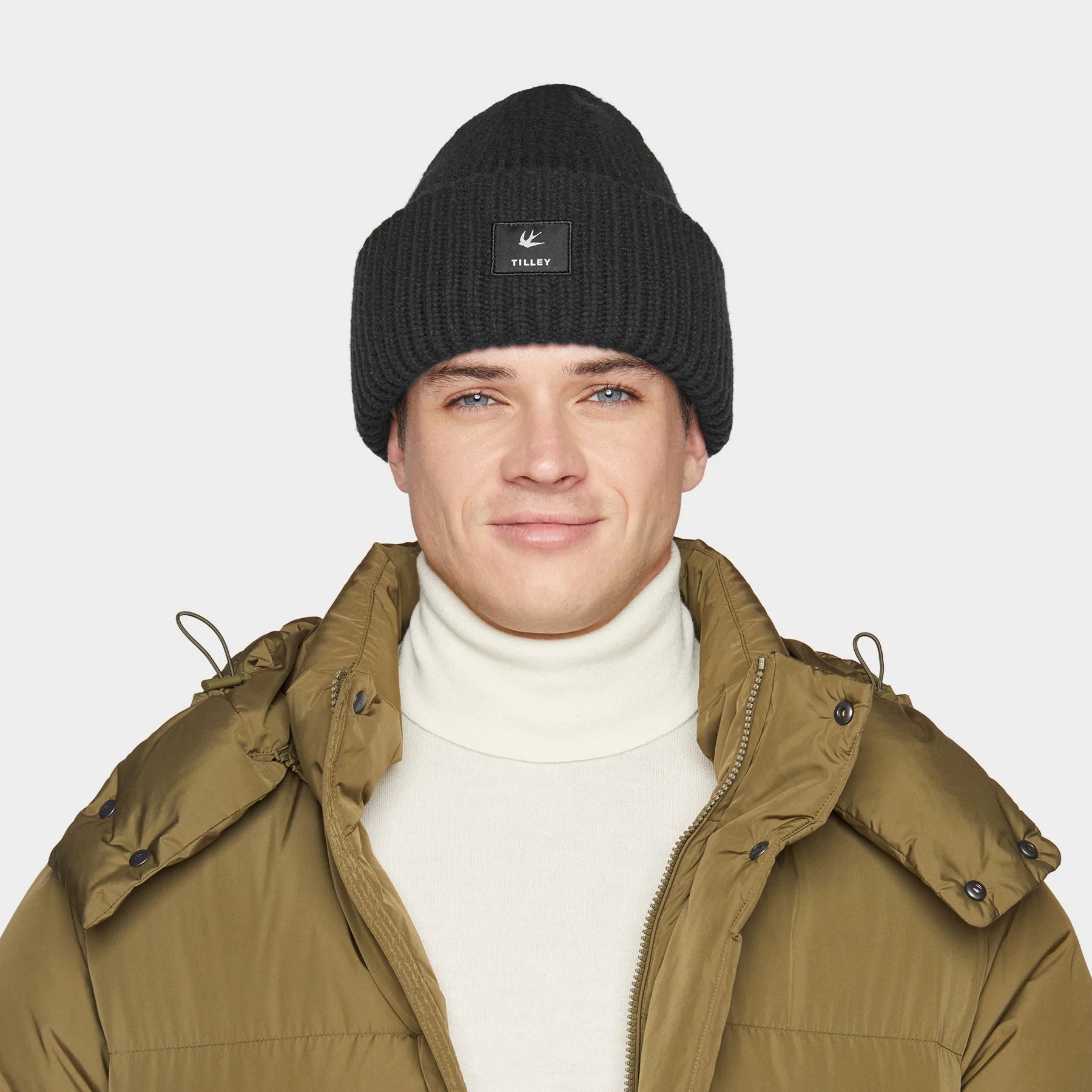 Tilley Alpine Beanie - Warm Winter Knit Hat for Men & Women - Soft Fleece Lined Cold Weather Cap for Skiing, Hiking & Outdoor Activities