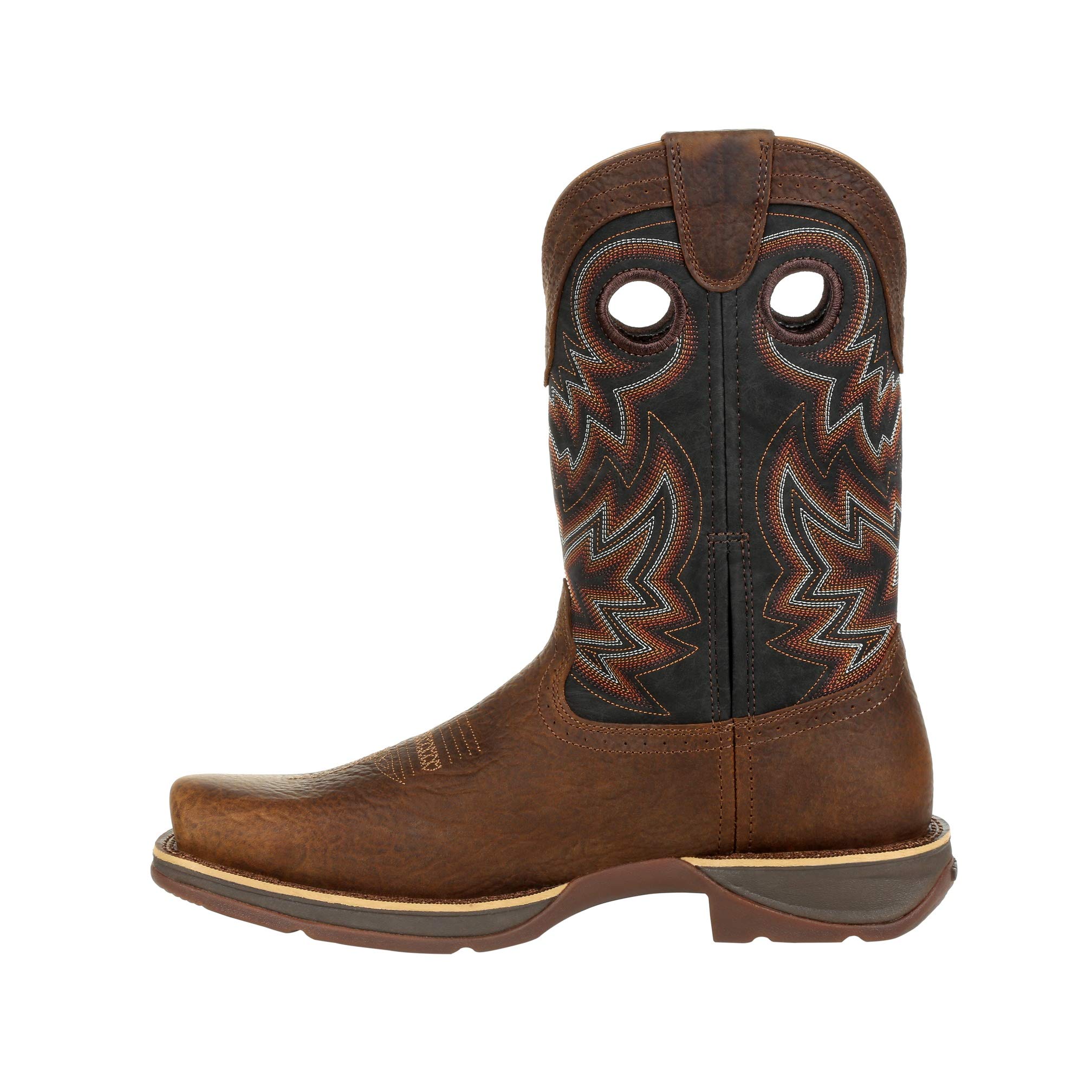 Durango Men's Rebel Western Boot - Genuine Leather Cowboy Boots for Men - Comfortable & Durable Riding Boots for Country, Rodeo & Outdoor Adventures