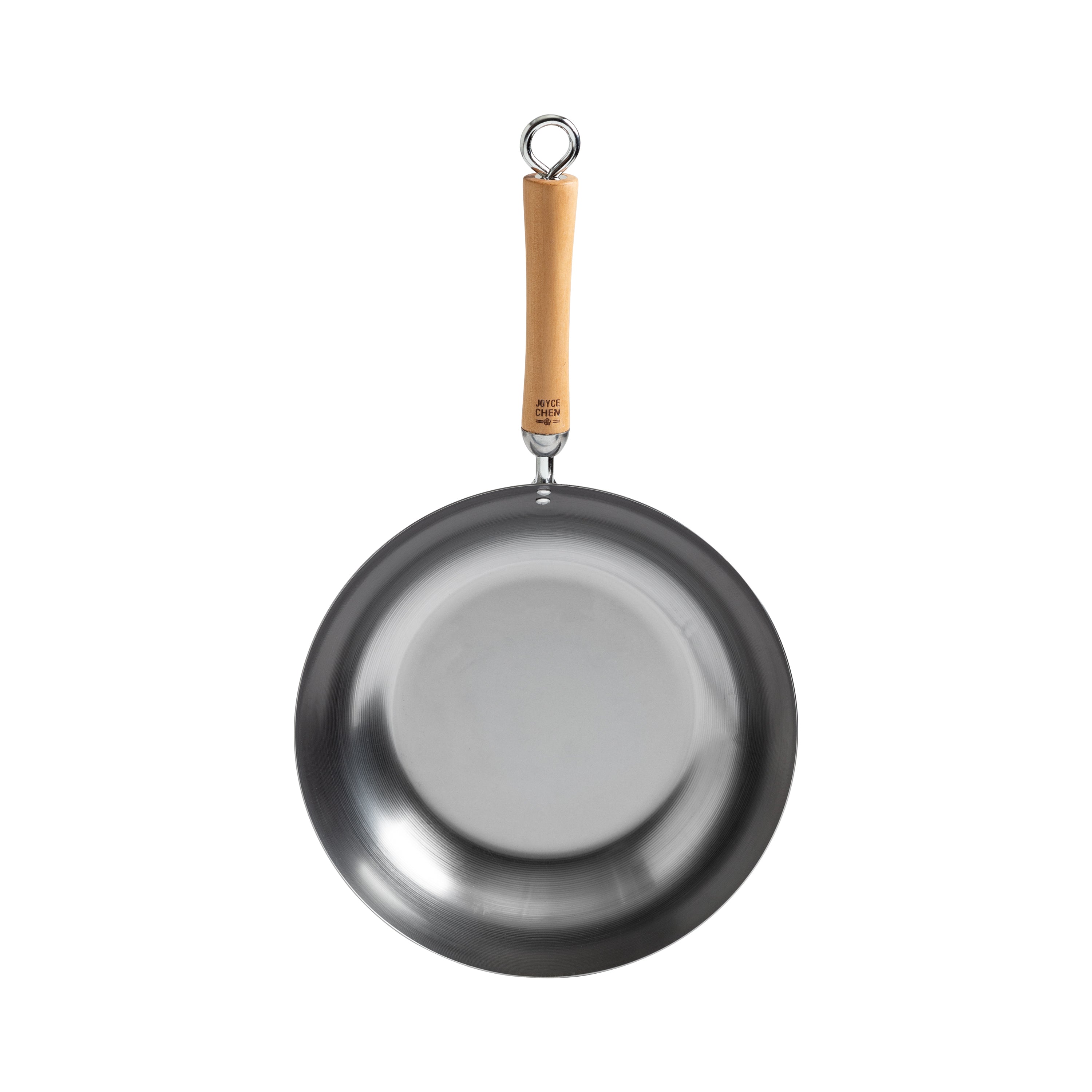 12 Inch Carbon Steel Stir Fry Pan with Birch Handle - Classic Series Wok for Professional Cooking | Perfect for Stir-Frying, Searing & Asian Cuisine