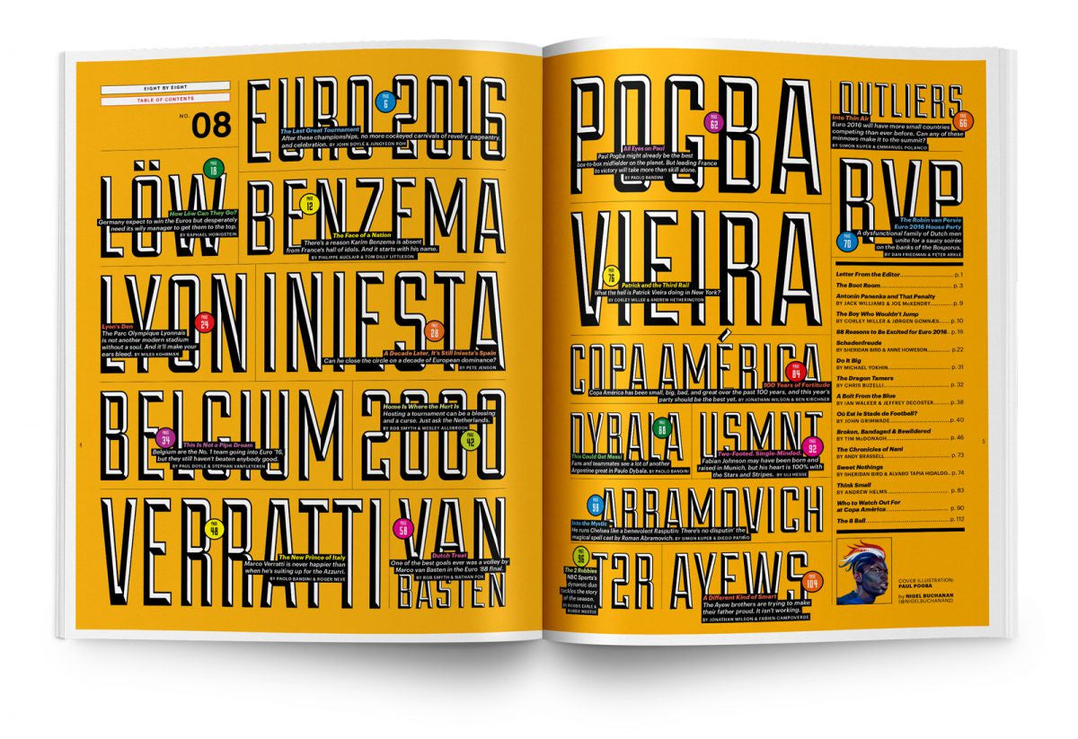 Eight by Eight Magazine - Issue 08 | Football & Soccer Stories, Interviews & Features | Perfect for Sports Fans & Collectors