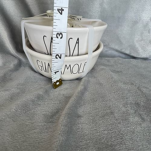 Rae Dunn Taco Serving Set - 4-Piece Taco Warmer with Salsa & Guacamole Bowls - Perfect for Taco Tuesday Parties, Mexican Food Nights & Family Dinners