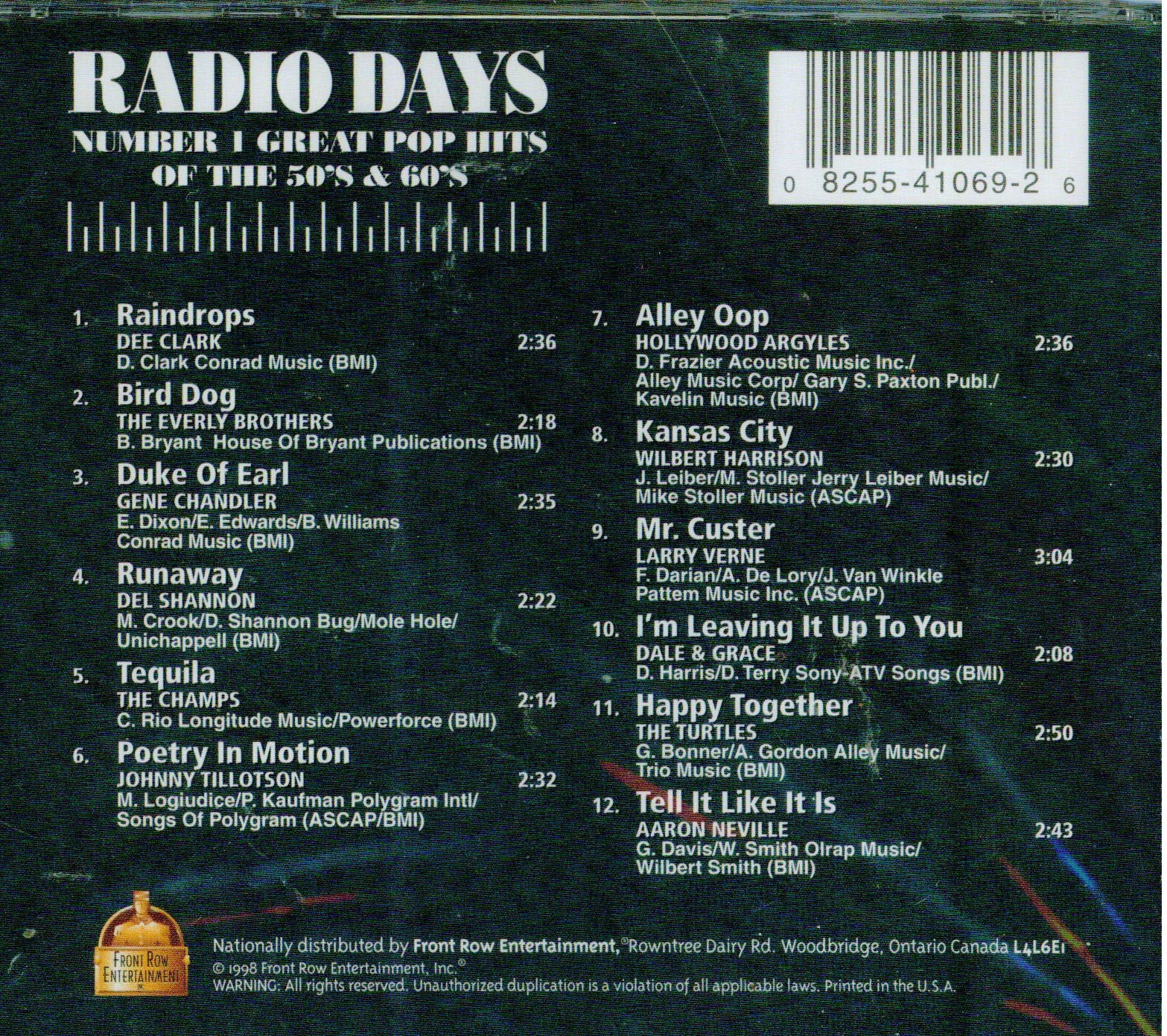 Radio Days: Top 50's & 60's Pop Hits Collection - Best Vintage Music for Parties, Road Trips & Retro Themed Events