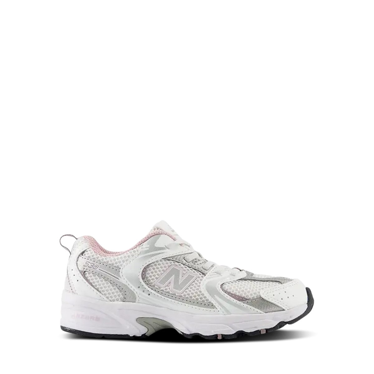530 Bungee Sneaker - Comfortable Women's Running Shoes (White & Mid Century Pink) | Lightweight & Breathable for Gym, Jogging, and Casual Wear