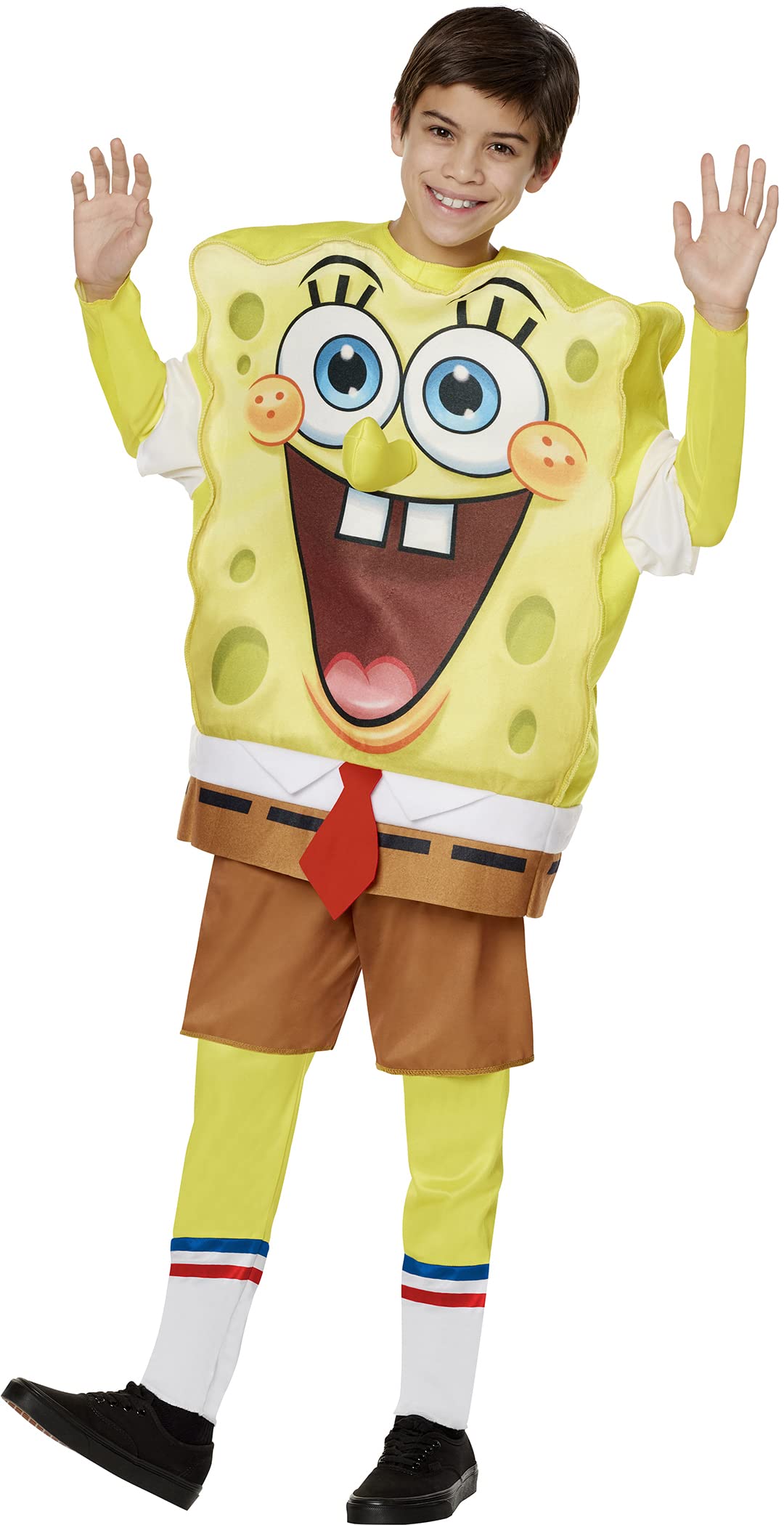 SpongeBob SquarePants Costume for Kids - Soft & Comfortable Halloween Outfit - Perfect for Cosplay, Birthday Parties & Dress-Up Play