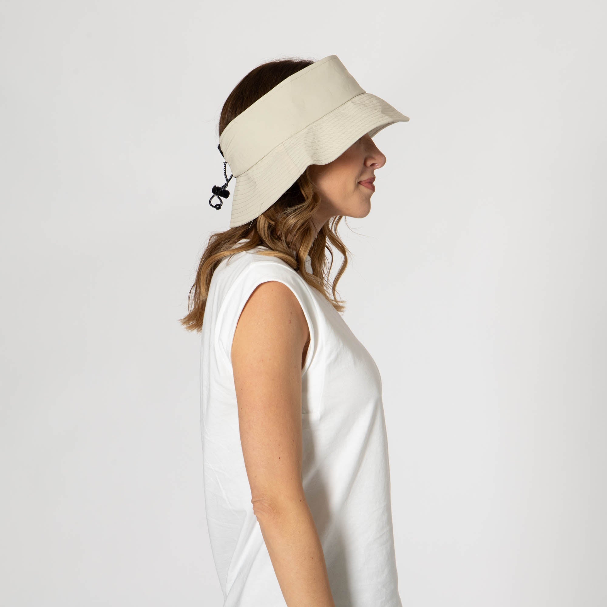 Full Brim Visor with Open Crown - UV Protection Sun Hat for Outdoor Activities, Hiking, Fishing & Gardening
