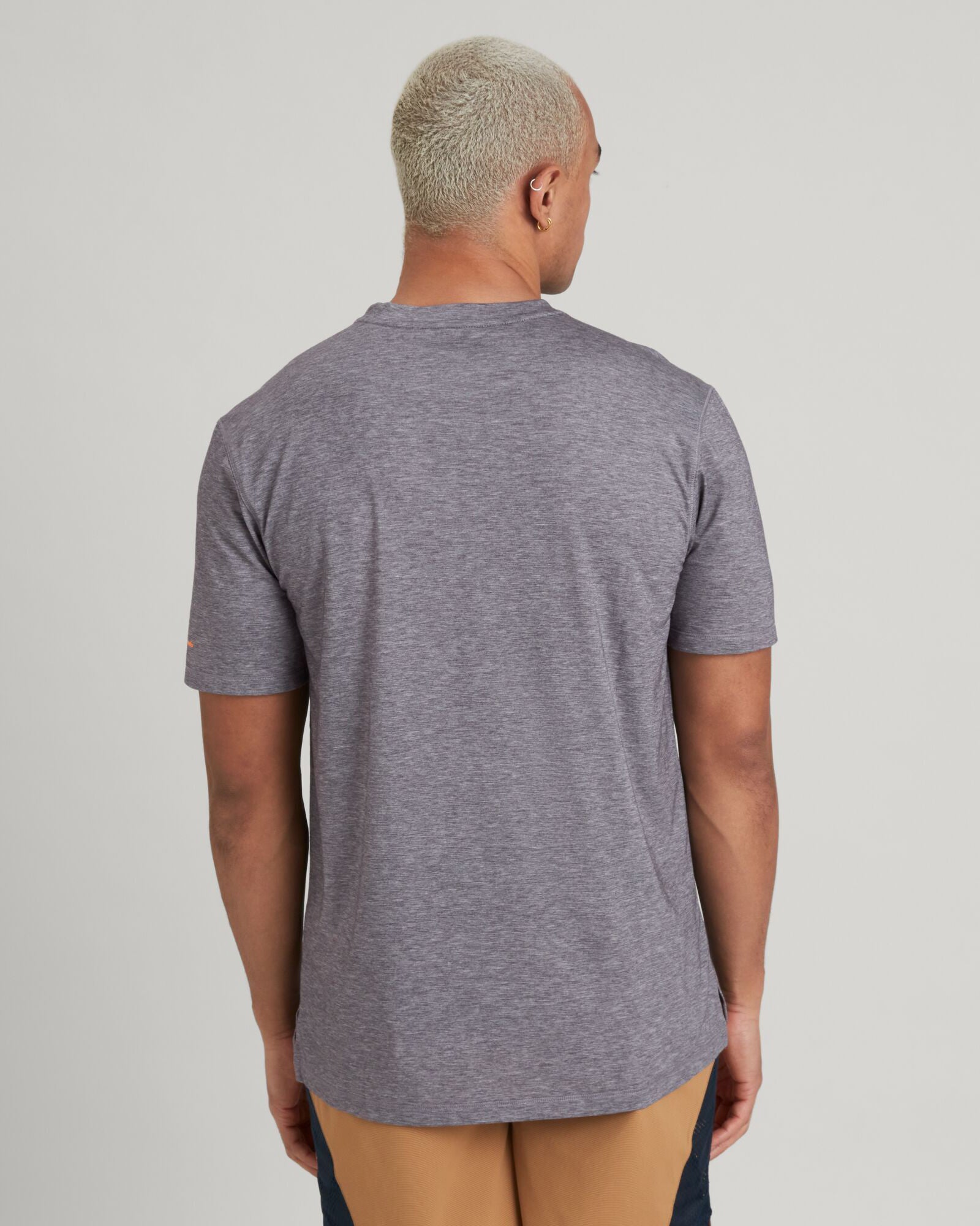 WELL.DER.NESS Men's Light Quartz Short Sleeve T-Shirt - Breathable Casual Tee for Summer, Gym, and Everyday Wear