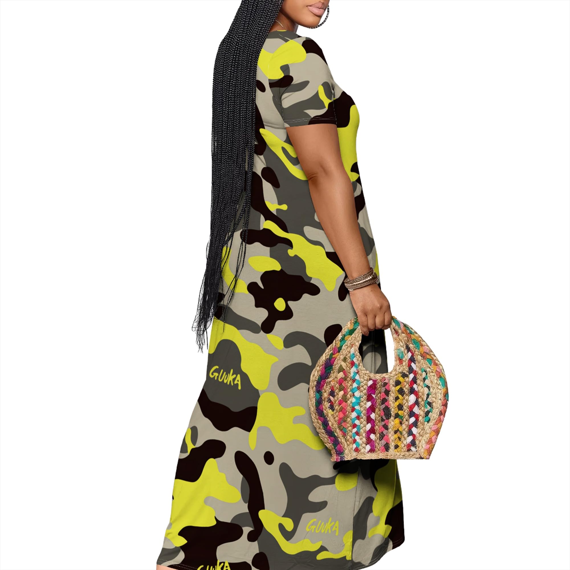 Plus Size Women's Flowy Summer Maxi Dresses - Floral Print Sundress for Beach, Vacation & Casual Wear | US Seller