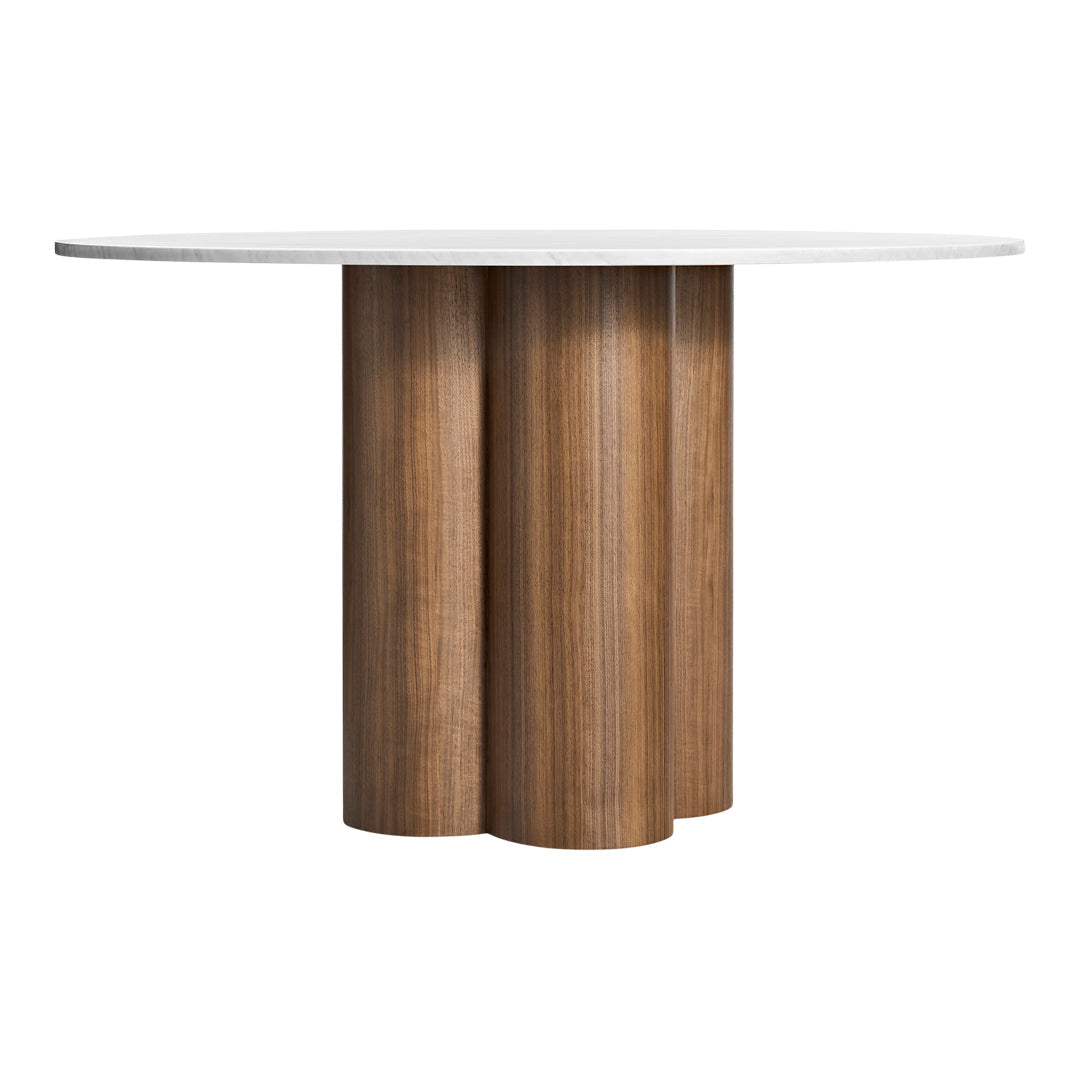 4/4 Round Dining Table Set - Modern & Durable for Kitchen, Dining Room, or Outdoor Patio