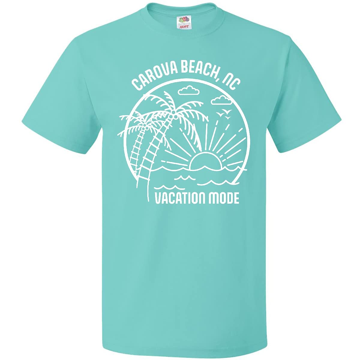 Inktastic Summer Vacation Mode Carova Beach North Carolina T-Shirt - Comfortable Casual Tee for Beach Trips & Coastal Getaways