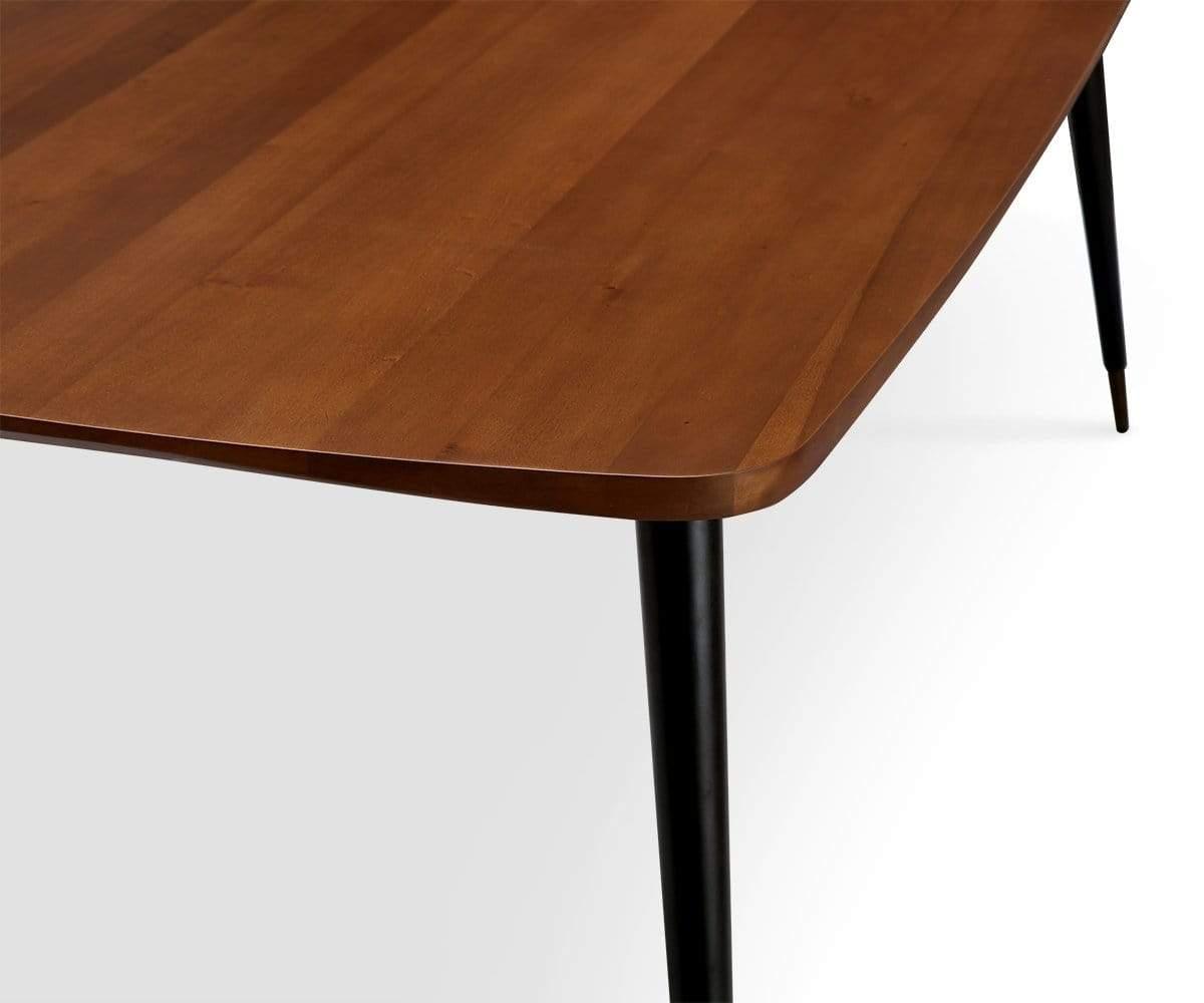 Lanson Modern Dining Table Set for 6 - Solid Wood Kitchen Table with 6 Chairs - Perfect for Family Meals, Dinner Parties & Small Spaces