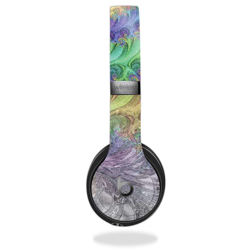 MightySkins Glossy Glitter Skin for Beats Solo 3 Wireless Headphones - Tripping Design | Protective & Durable High-Gloss Finish | Easy to Apply, Remove & Change Styles | Made in USA | Perfect for Personalization, Gifts & Daily Use