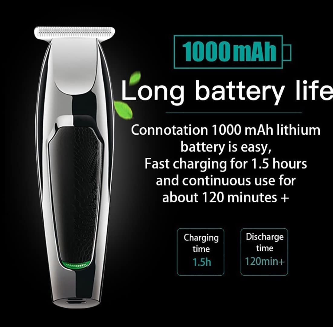 Professional USB Rechargeable Hair Clippers for Men - Electric Hair Trimmer & Beard Shaver with 0 Cutter Head (Black) - Perfect for Home Haircuts, Grooming, and Travel Use