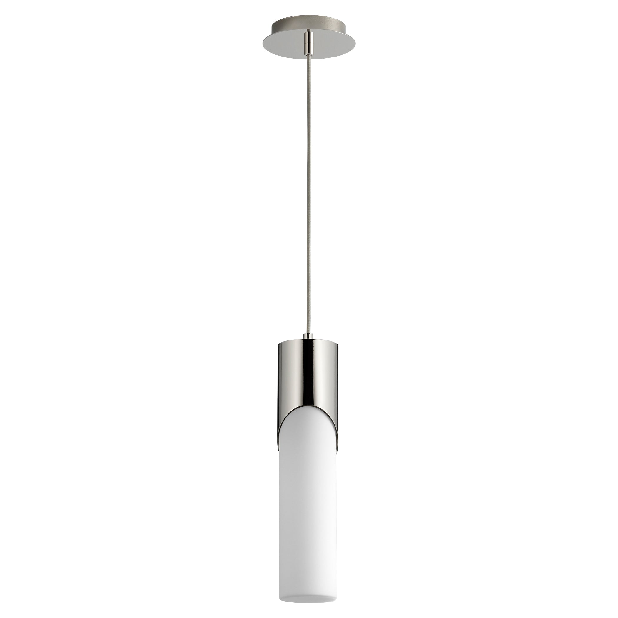Oxygen Ellipse 3 678 120 Pendants in Polished Nickel - Modern Lighting Fixture for Living Room, Bedroom & Dining Room Decor