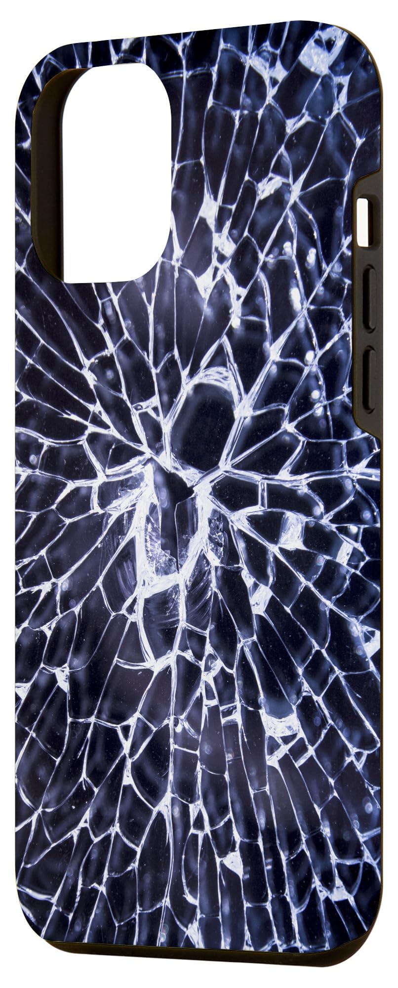 iPhone 12 Pro Max Broken Glass Prank Case - Realistic Cracked Screen Protector Cover - Perfect for April Fools Jokes & Office Pranks