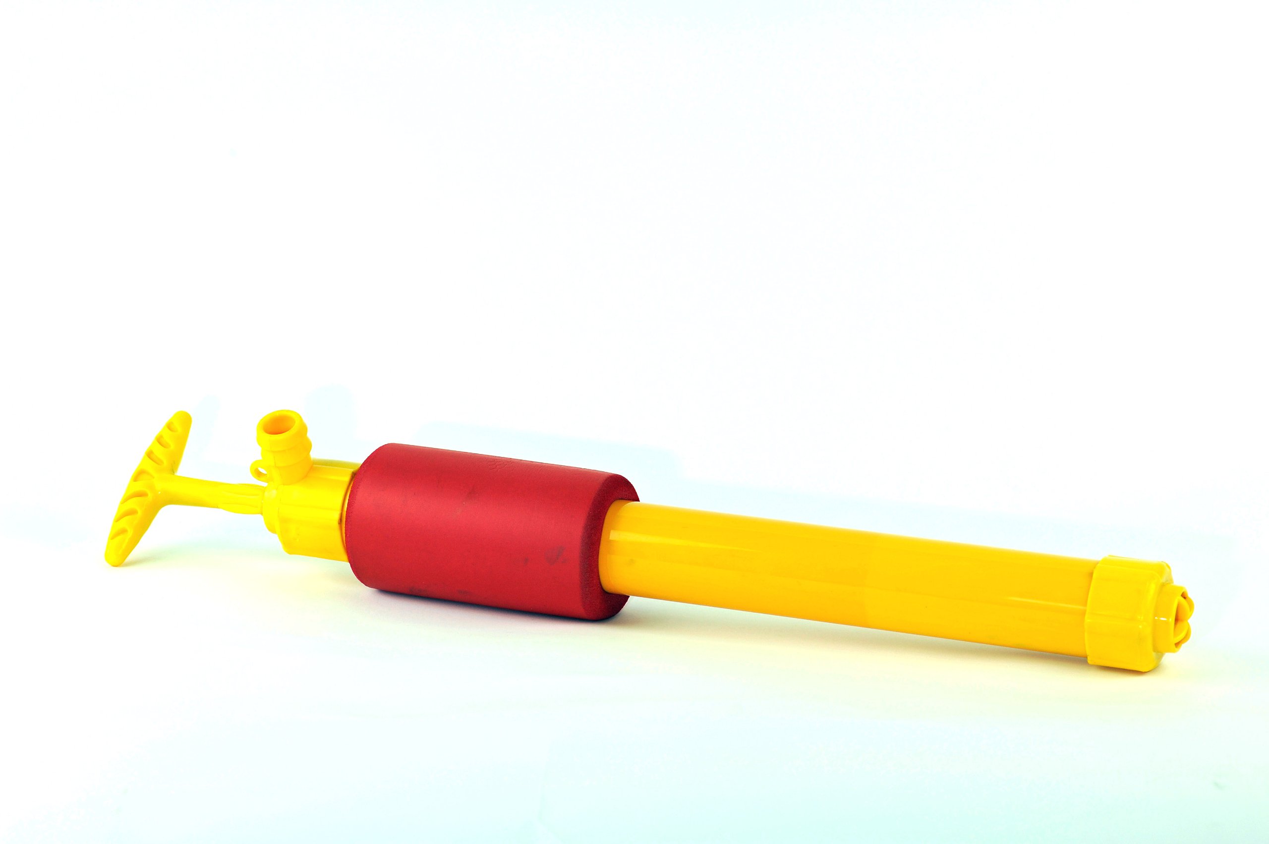 Ruk Kayak Canoe Bilge Pump - Manual Hand Bilge Pump for Kayaks, Canoes, Boats - Grey/Red - Ideal for Water Removal, Emergency Use & Marine Safety