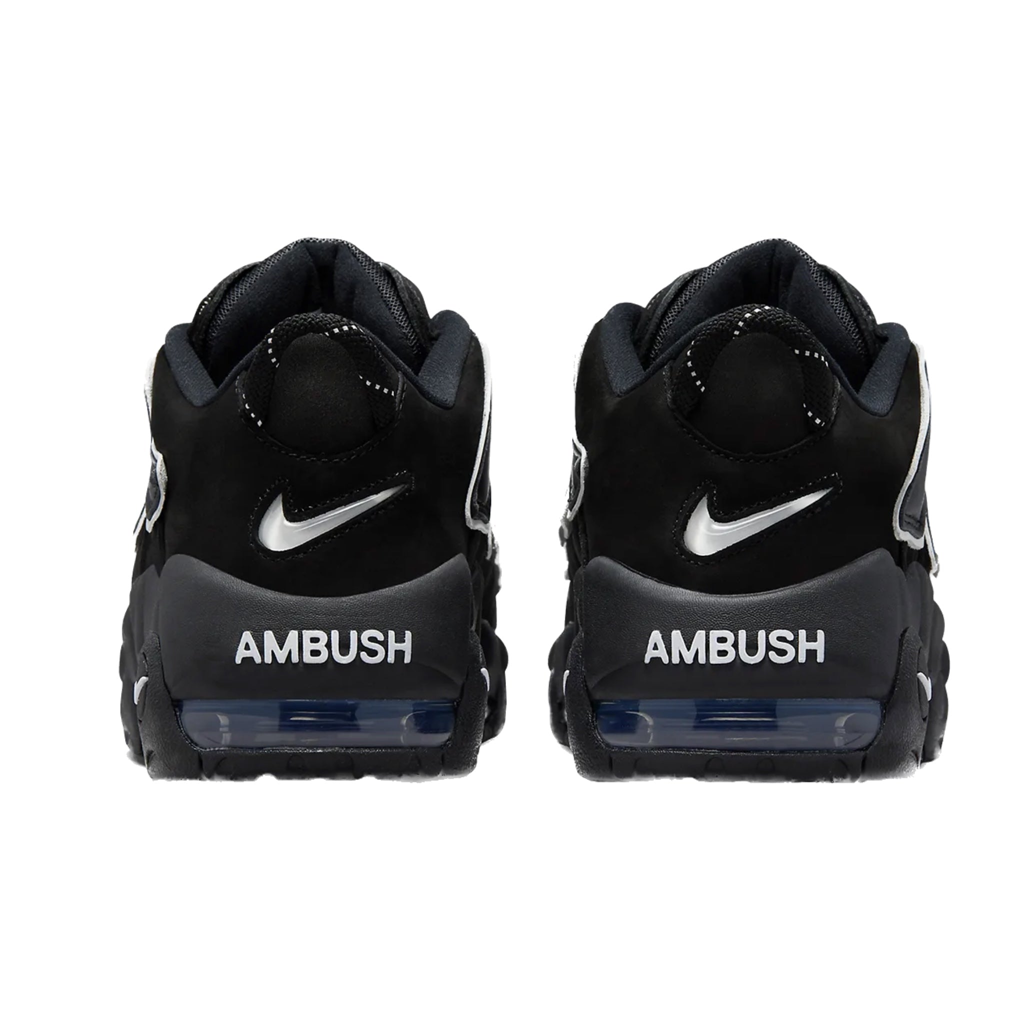Nike Air More Uptempo Low Ambush Sneakers - Black & White Basketball Shoes for Men | Streetwear Fashion & Casual Wear