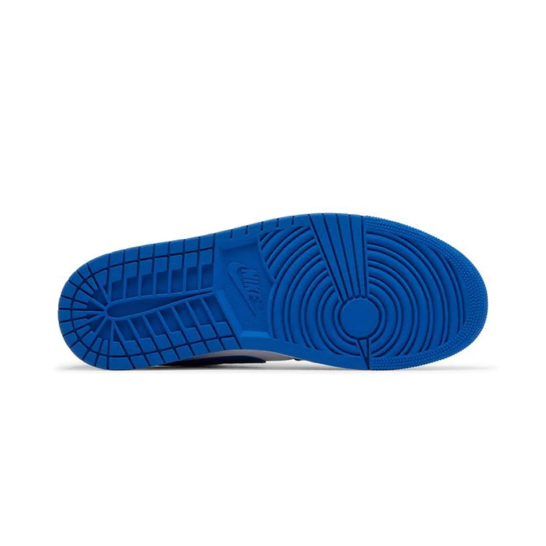 Air Jordan 1 Low Alternate Royal Toe Sneakers - White, Black & Royal Blue Basketball Shoes for Men | Perfect for Casual Wear, Street Style & Sports Performance