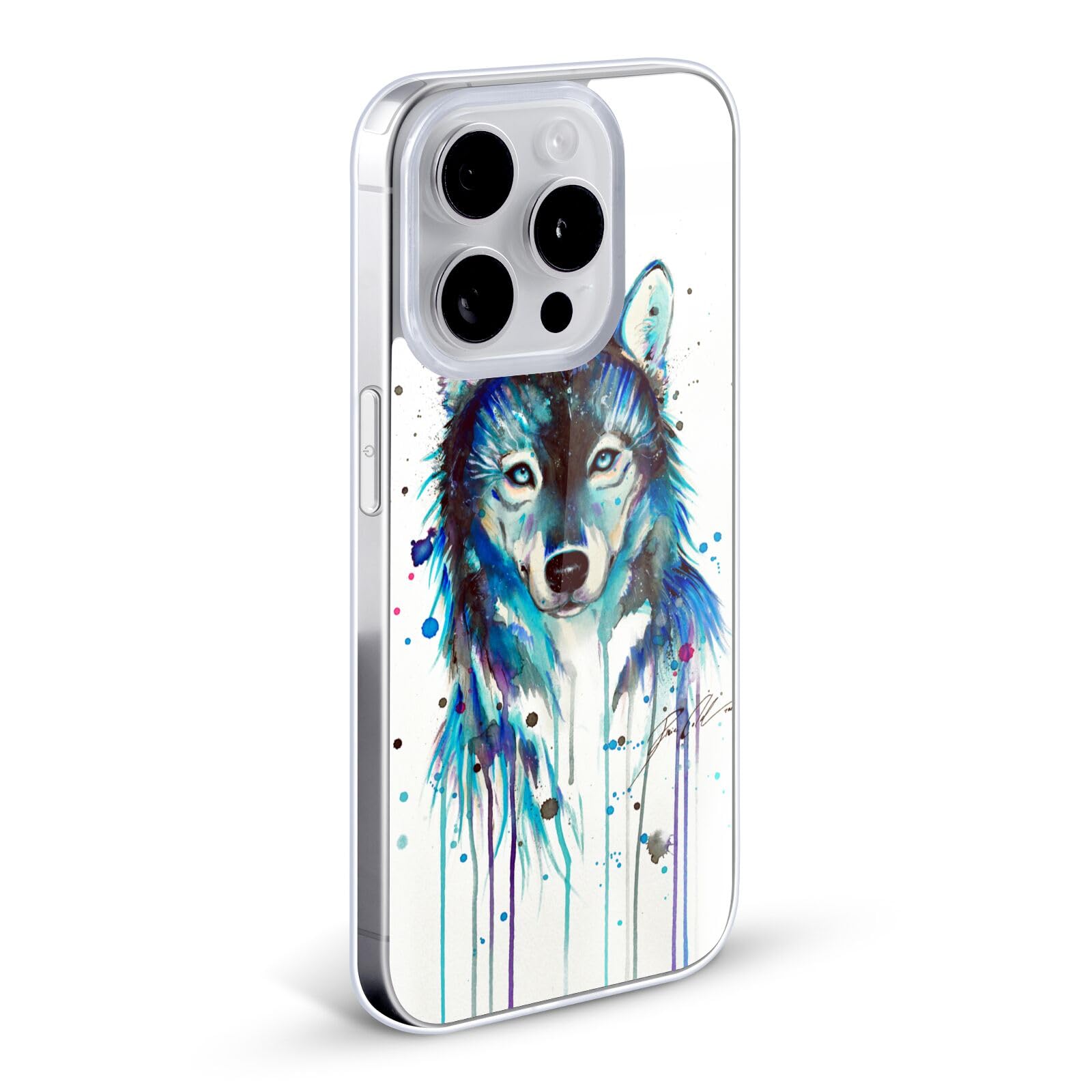 Officially Licensed Pixie Cold Ice Wolf Animals Soft Gel Case for Apple iPhone 11 Pro Max - Cute Protective Phone Cover for Everyday Use, Work & Travel