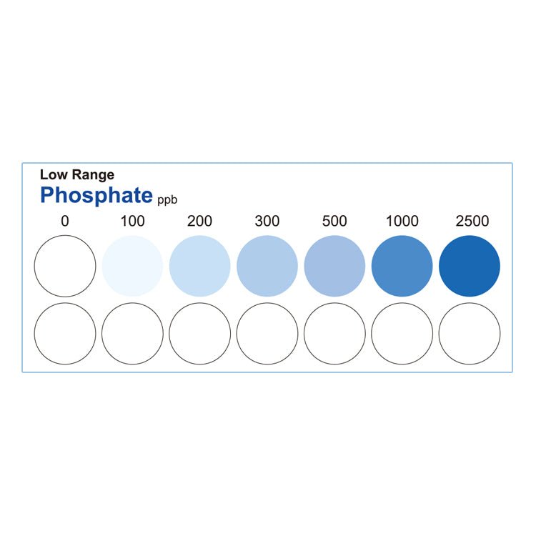 Accurate Aquarium Phosphate Test Strips - 100 Strips for Freshwater & Saltwater Fish Tanks - Fast Water Quality Testing for Healthy Fish & Coral - Perfect for Reef Tanks, Aquascaping & Fish Care