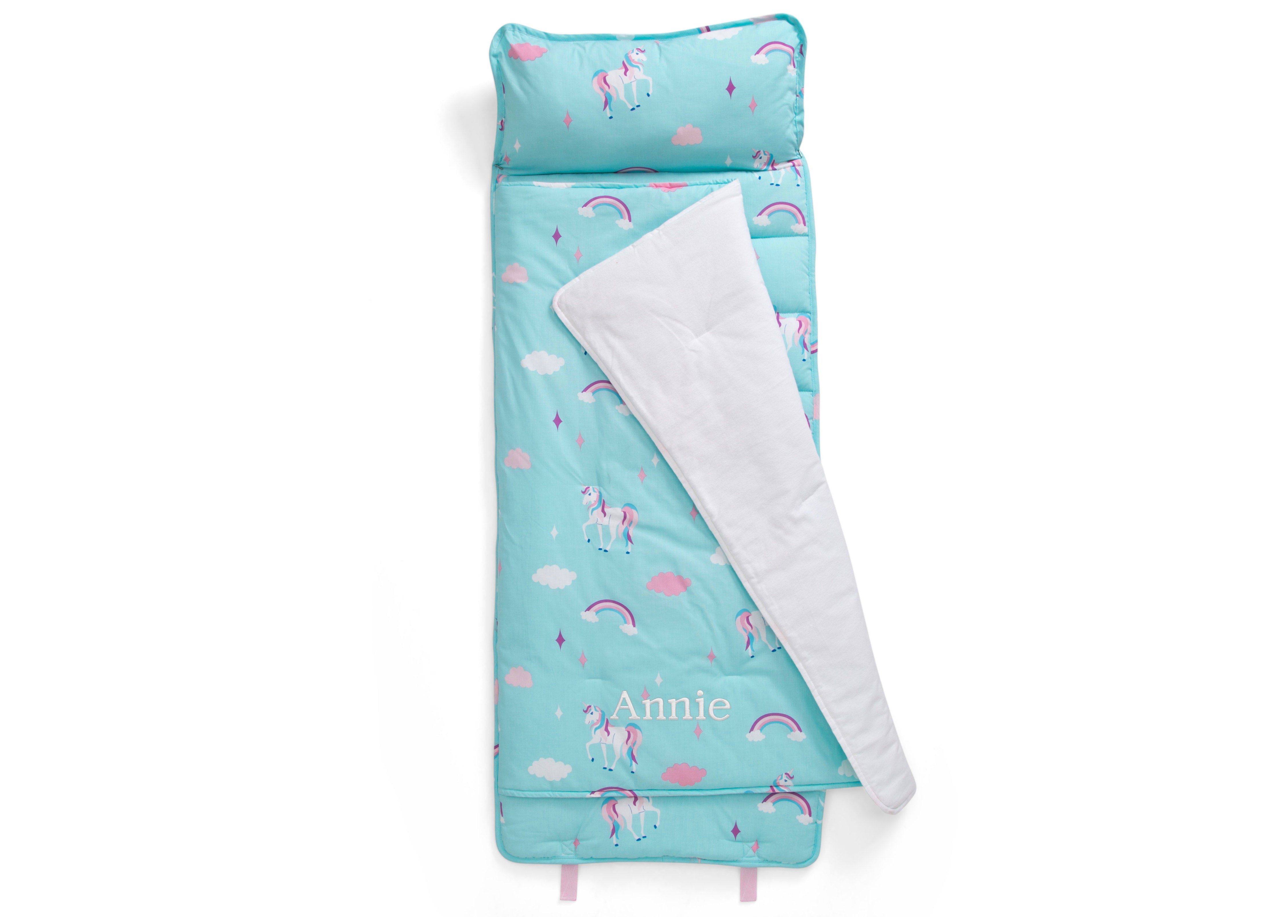 Personalized Nap Mat with Pillow & Blanket for Toddlers & Kids - Soft Portable Sleeping Mat for Daycare, Preschool & Travel