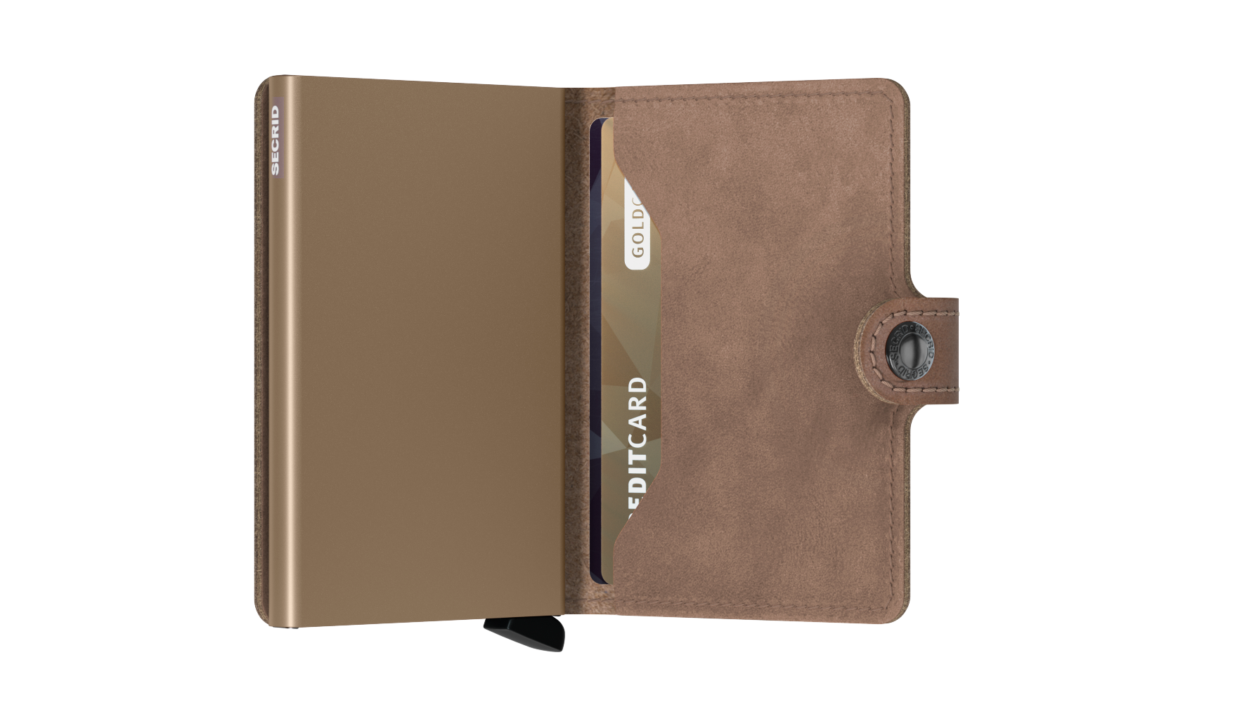 SECRID Vintage Leather Mini Wallet for Women & Men - RFID Blocking Slim Card Holder - Perfect for Travel, Business & Everyday Use