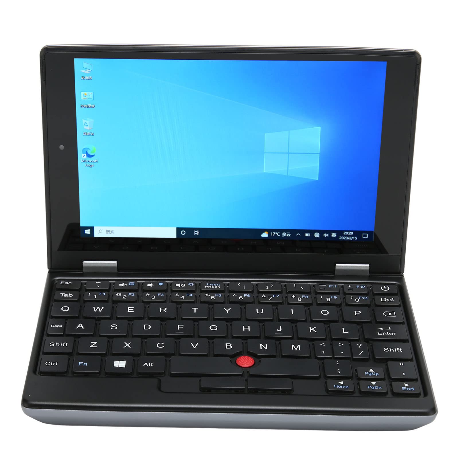 7 Inch Mini Portable Laptop - 12GB RAM & Intel J4105 CPU | Dual Band 2.4G/5G WiFi | Full Size Keyboard | Windows 10/11 Compatible (512GB SSD) | Perfect for Travel, Business & Remote Work