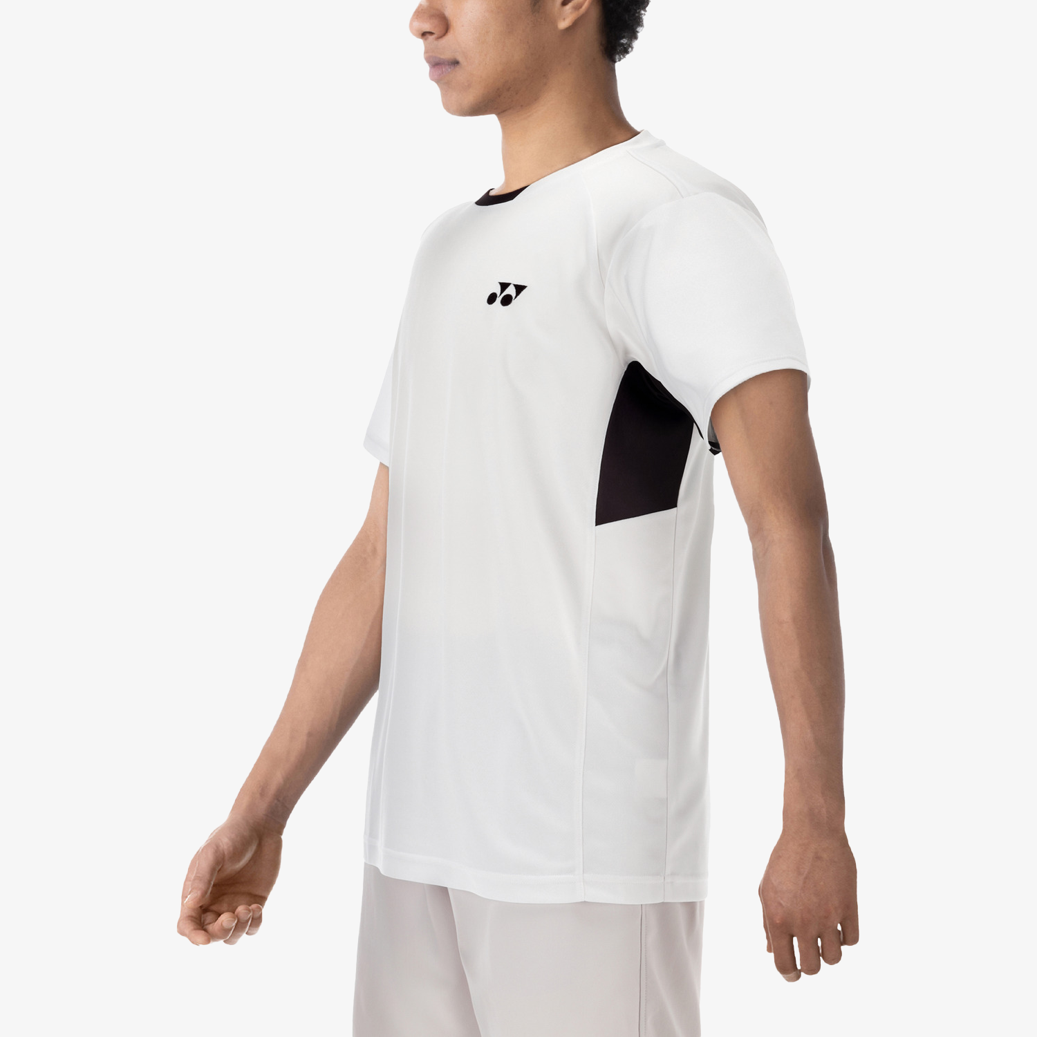 Yonex Men's Tennis Shirt 10810 - White | Moisture-Wicking Performance Top for Tennis & Badminton Players | Perfect for Tournaments & Training Sessions