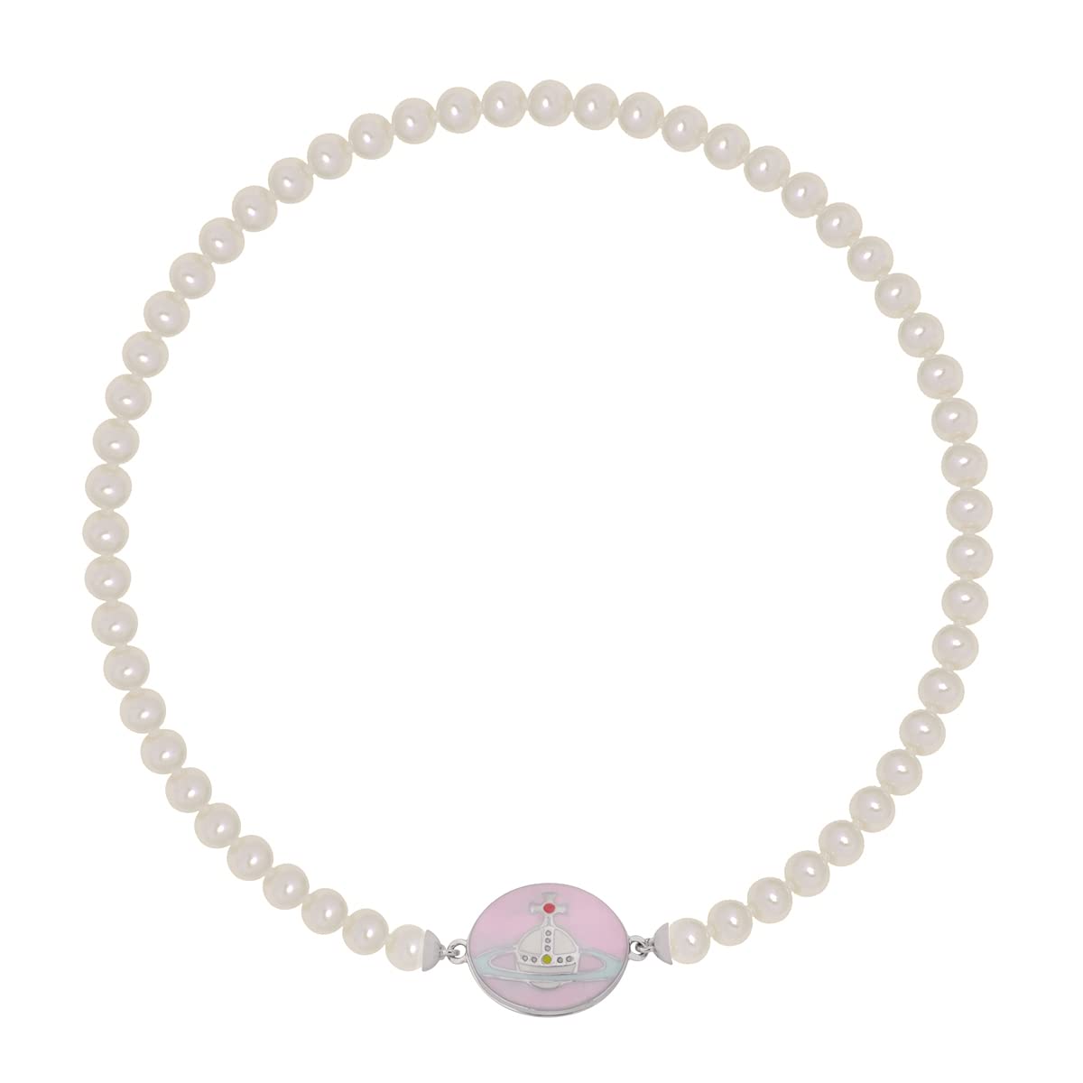 Saturn Necklace for Women - Y2K Fashion Jewelry Gift with Pearl & Diamond