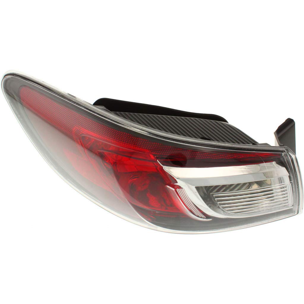 Mazda 3 Sedan Tail Light Assembly 2010-2013 - Driver Side Outer Standard Type (MA2800144/BBM451160F) | Replacement for Left Rear Brake Light | Perfect for Night Driving & Enhanced Vehicle Safety