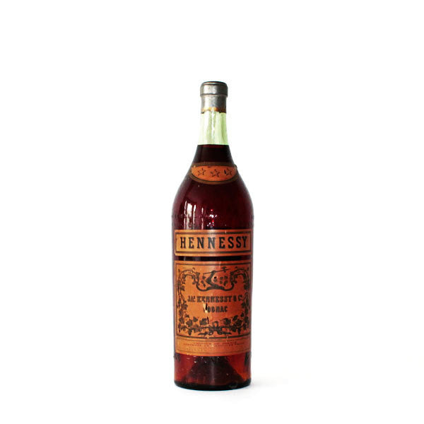Vintage Hennessy Cognac Advertising Bottle - Large Collectible Bar Decor for Home, Office, or Liquor Store Display