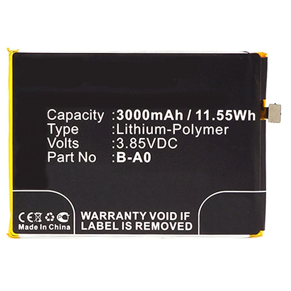 Synergy 3000mAh Battery for BBK B-A0 - Long Lasting Power for Travel & Work