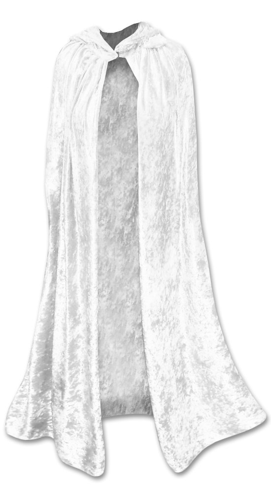 Sanctuarie Designs Hooded Crush Velvet Cape - Plus Size Women's Elegant Gothic Cloak for Halloween, Cosplay, Renaissance Fairs & Evening Events