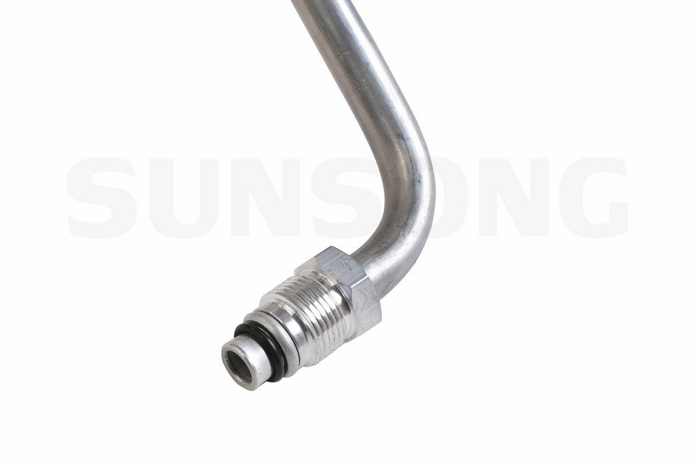 Sunsong 5801041 Engine Oil Cooler Hose Assembly - Replacement Part for Ford, Chevy, Dodge Trucks & SUVs - Durable Rubber Construction - Perfect for Off-Roading, Towing & Heavy-Duty Use