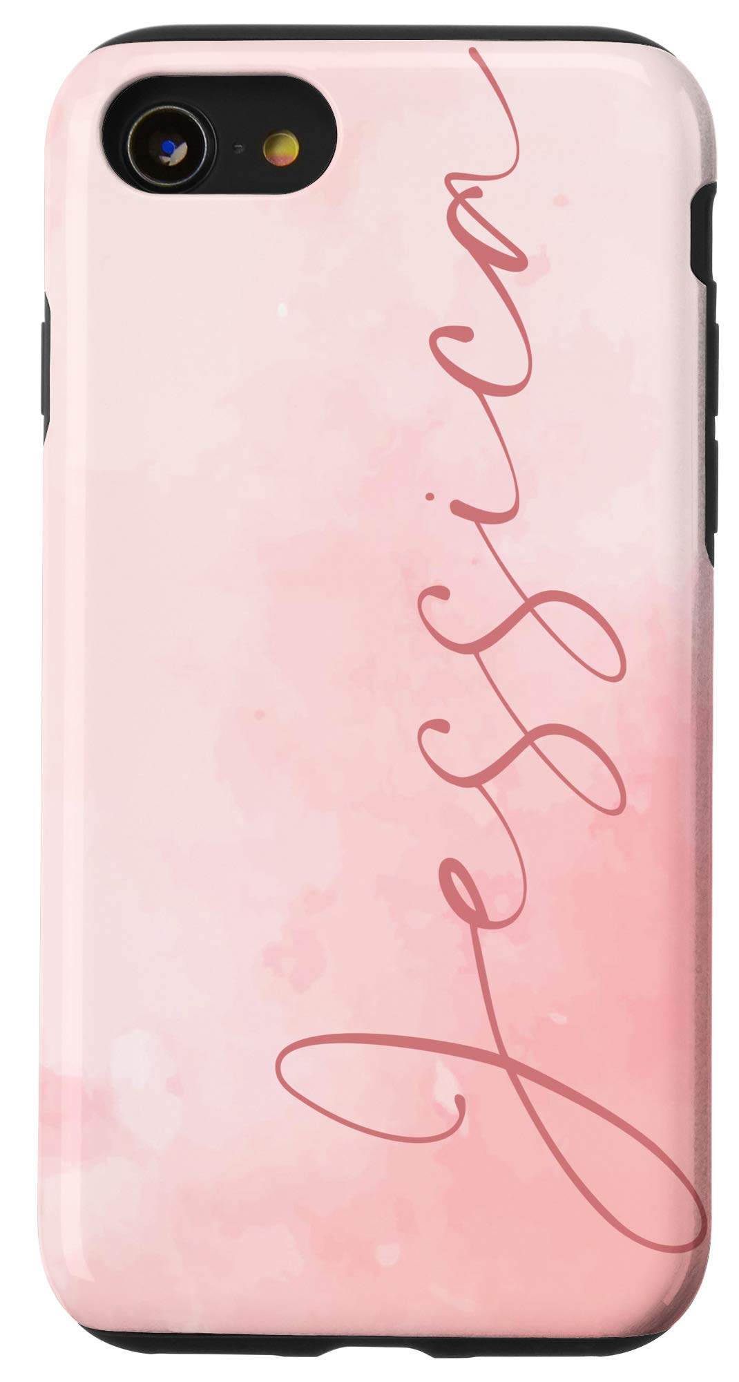 Custom iPhone SE (2020)/7/8 Case - Jessica Pink Personalized Phone Cover for Women | Trendy Protective Case for Daily Use, Work & Travel