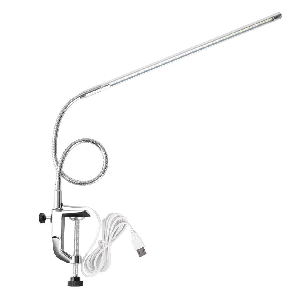 LED Clip Desk Light with USB Power - Adjustable Clamp Lamp for Manicure, Office & Home Workspace | Perfect for Nail Salons, Study Desks & Night Reading