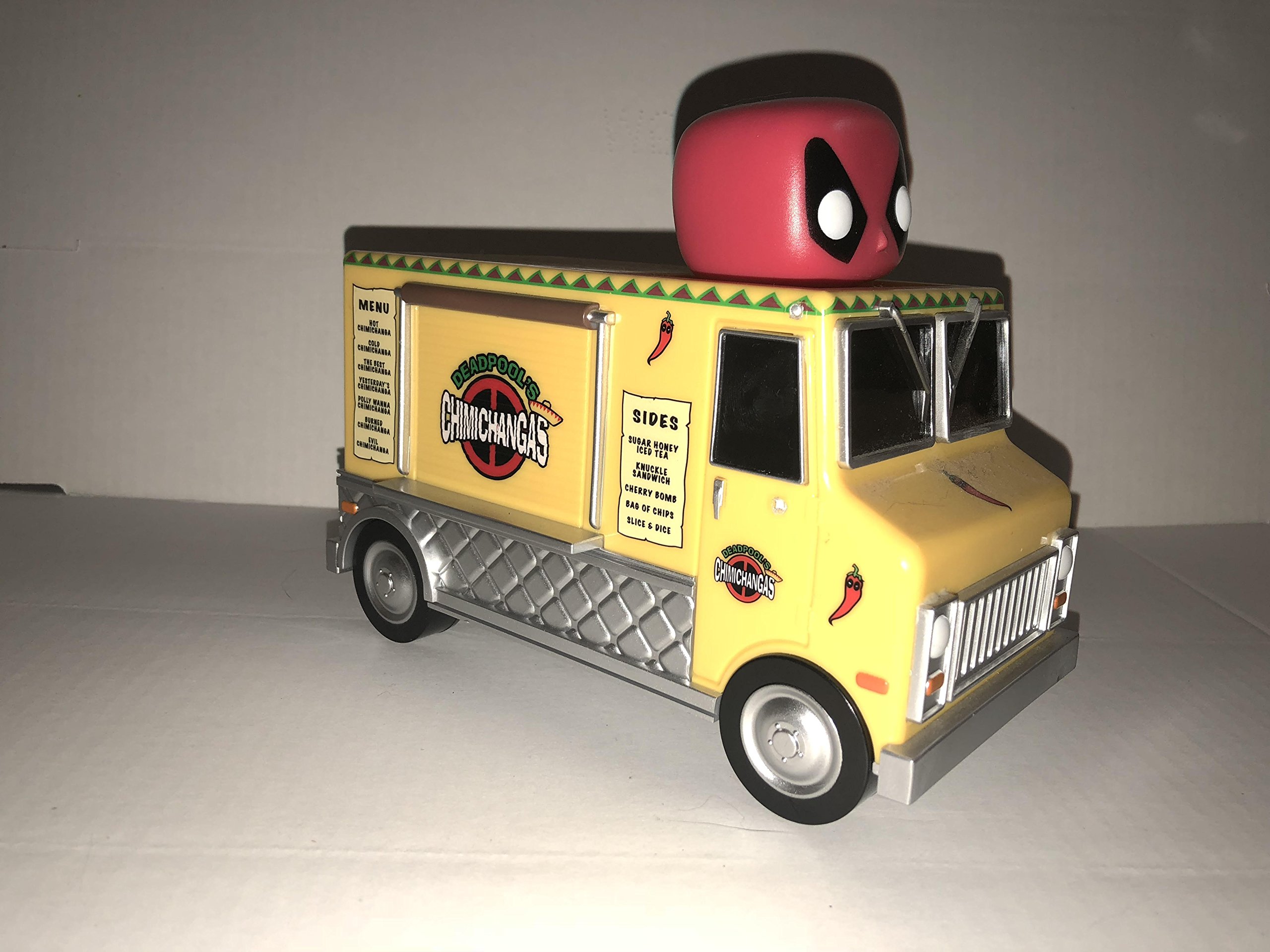 Funko Pop Rides Deadpool Exclusive Red Chimichanga Food Truck NYCC 2015 Collectible Figure - Perfect for Marvel Fans & Comic Con Displays