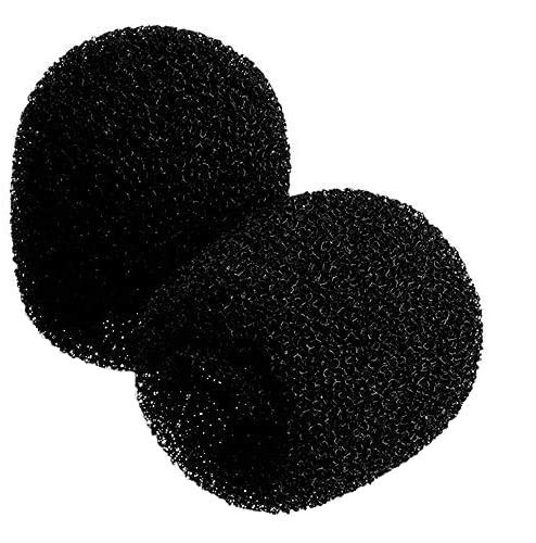 Professional Lavalier Microphone Windscreen - Foam Mic Cover & Pop Filter for Lapel & Headset Mics - Ideal for Podcasting, Interviews, and Live Streaming