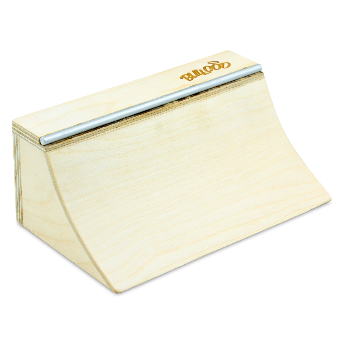 BullGod Fingerboard Ramp Quarter Pipe - Professional Mini Skateboard Ramp for Finger Skateboarding Tricks | Perfect for Beginners & Pros | Home, Office & School Practice