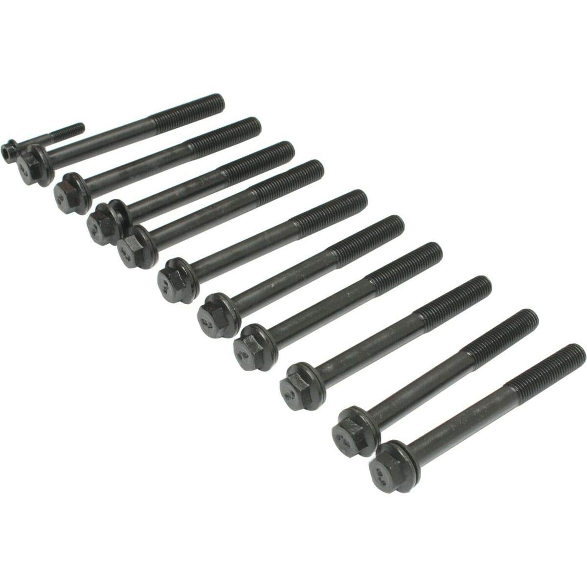 High-Quality Cylinder Head Bolts Set of 11 - Compatible with Chevy, Chevrolet Tracker, Suzuki Sidekick & Aerio | Engine Repair & Maintenance Parts for DIY Mechanics & Auto Shops