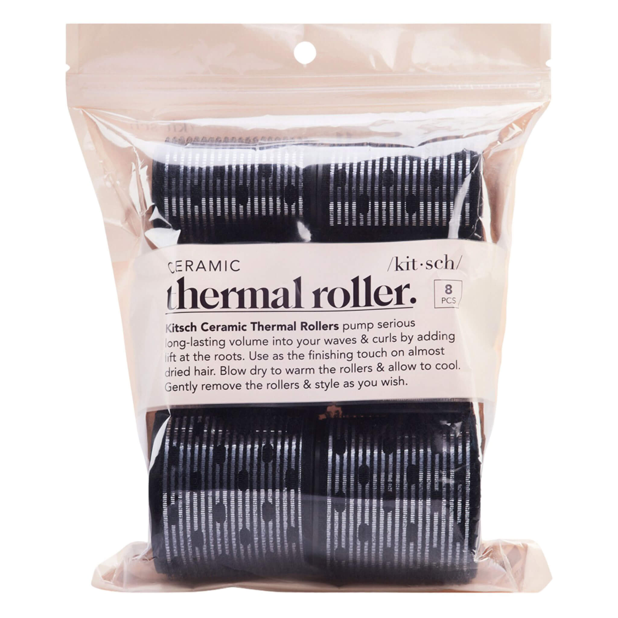 Ceramic Hair Roller for Curly & Smooth Hair - Professional Heat Resistant Styling Tool for Salon & Home Use - Perfect for Beach Waves, Volume & Shine