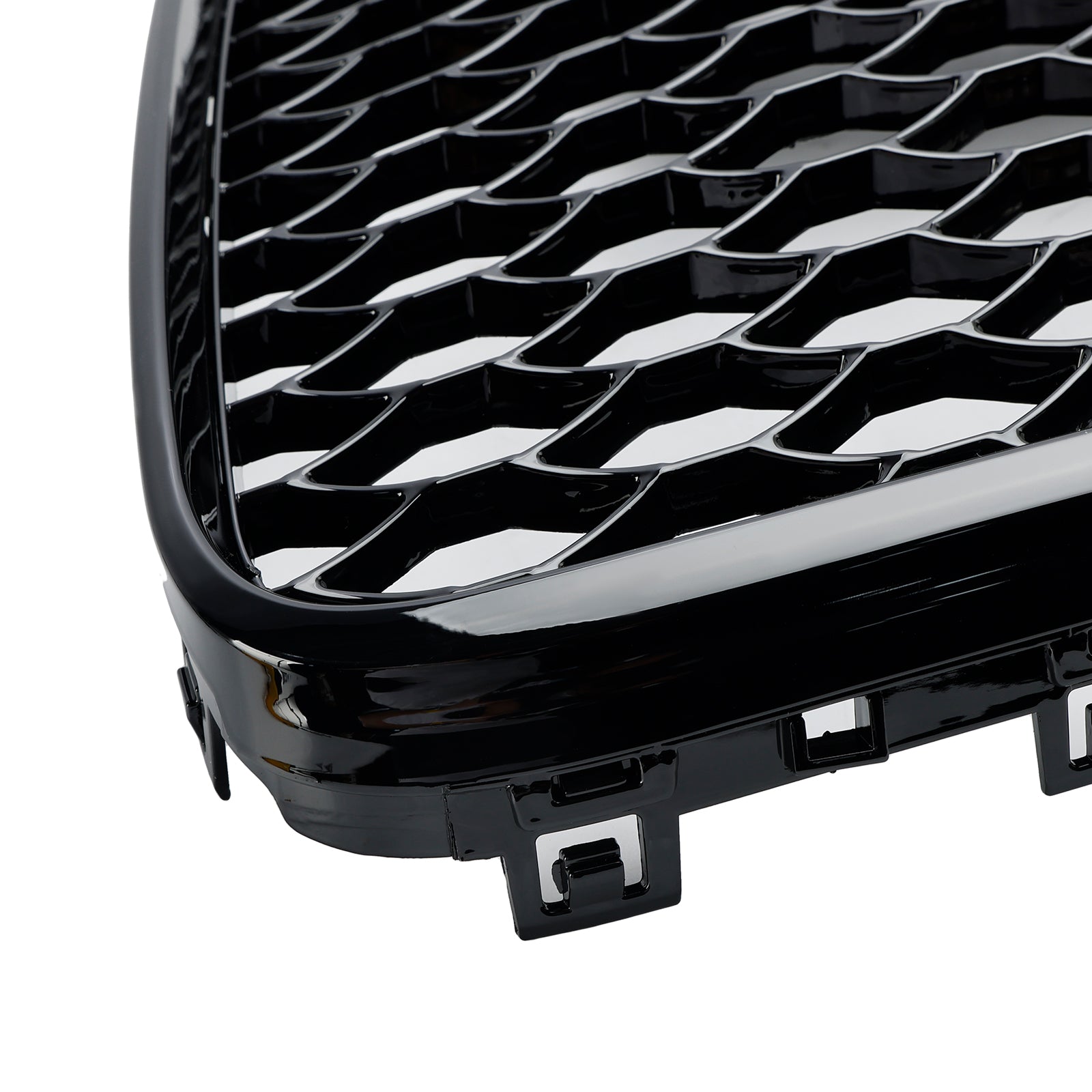 05-15 Audi Q7 SQ7 Gloss Black Front Bumper Radiator Vent Mesh Grille - Replacement Grille for Enhanced Style & Airflow - Perfect for Car Upgrades & Customization
