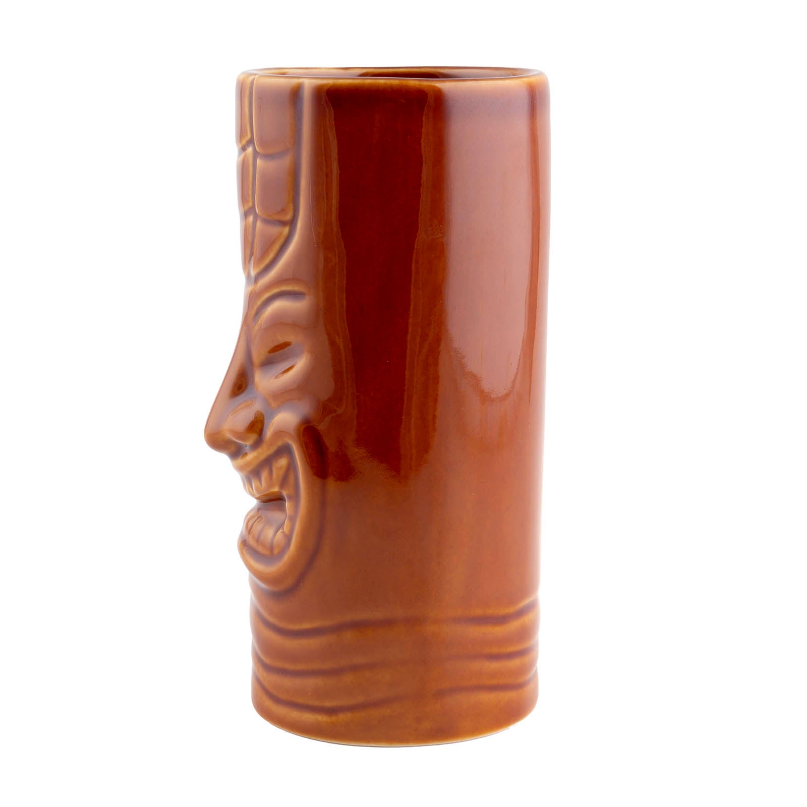 BarConic® 12 oz Tiki Glasses - Tropical Themed Cocktail Cups for Pina Colada, Mai Tai & Summer Drinks - Perfect for Beach Parties, Luau Events & Home Bar Decor