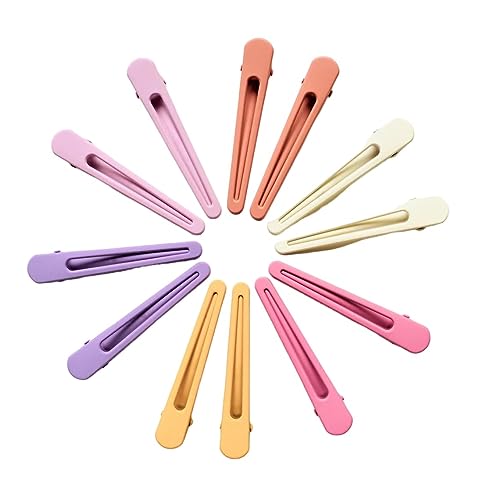 Evrysdi Matte Hair Barrettes for Women & Girls - Geometric Hair Clips, Hollow Design Fashion Hair Accessories (6-Piece Set, Multicolor) - Perfect for School, Work, Parties & Everyday Styling