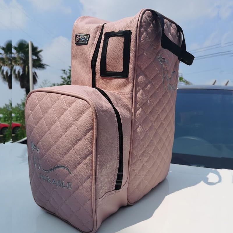**Pink Equestrian Riding Bag for Kids & Youth - Horse Riding Helmet Holder, Boot Storage & English Equestrian Carry All Bag - Perfect for Horse Shows, Riding Lessons & Stable Organization**