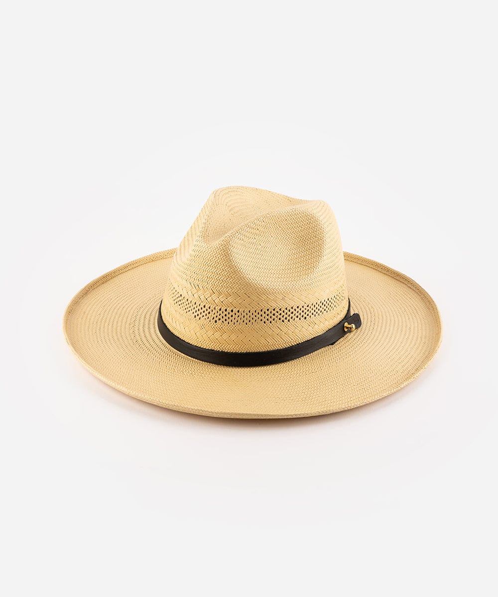 Saguaro Fedora Panama Straw Hat for Men & Women - Lightweight Summer Sun Hat for Beach, Travel, and Outdoor Activities