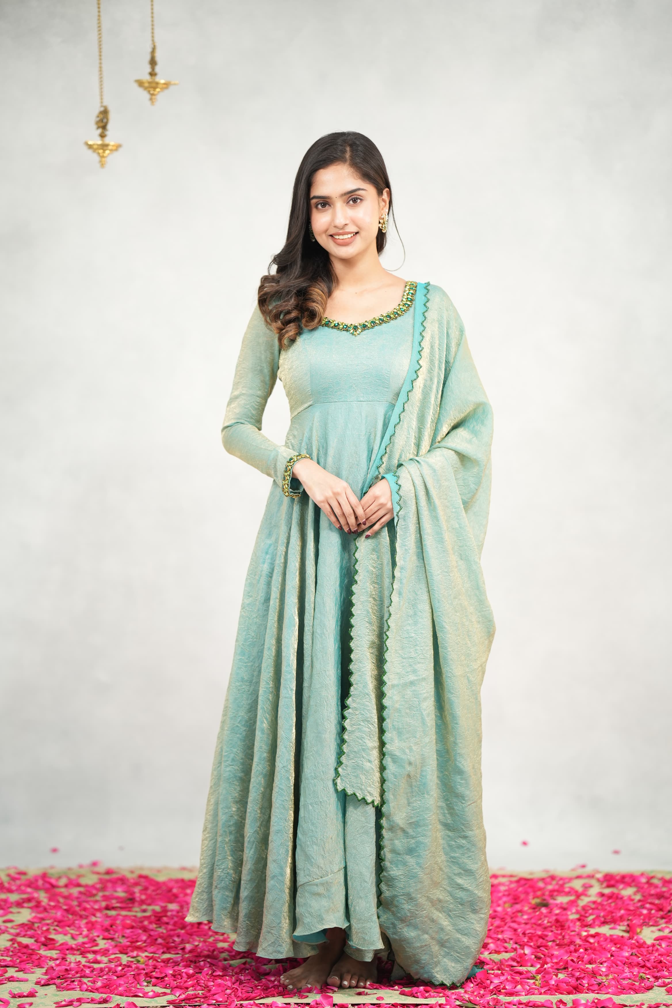 DD726 Praja Premium Designer Anarkali Dress - Elegant Indian Party Wear for Women | Perfect for Weddings, Festivals & Special Occasions