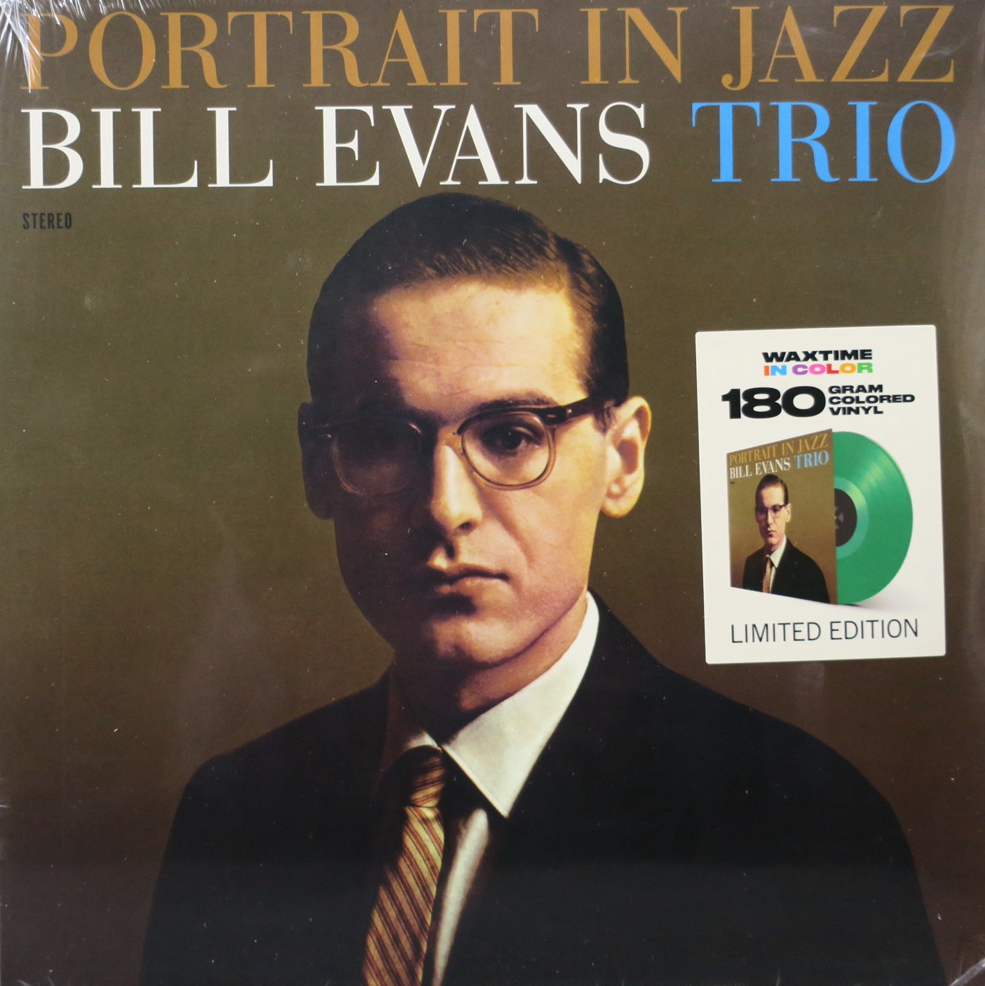 BILL EVANS 'Portrait In Jazz' 180g Green Vinyl LP Record - Jazz Music Collector's Edition for Audiophiles & Home Listening