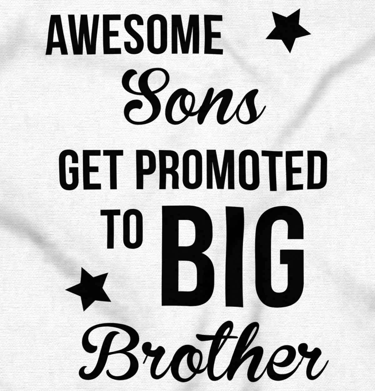 Brisco Brands Big Brother Announcement Baby Bodysuit - Soft Cotton Jumper for Newborn Boys | Perfect for Gender Reveal, Sibling Gift & Photo Shoots