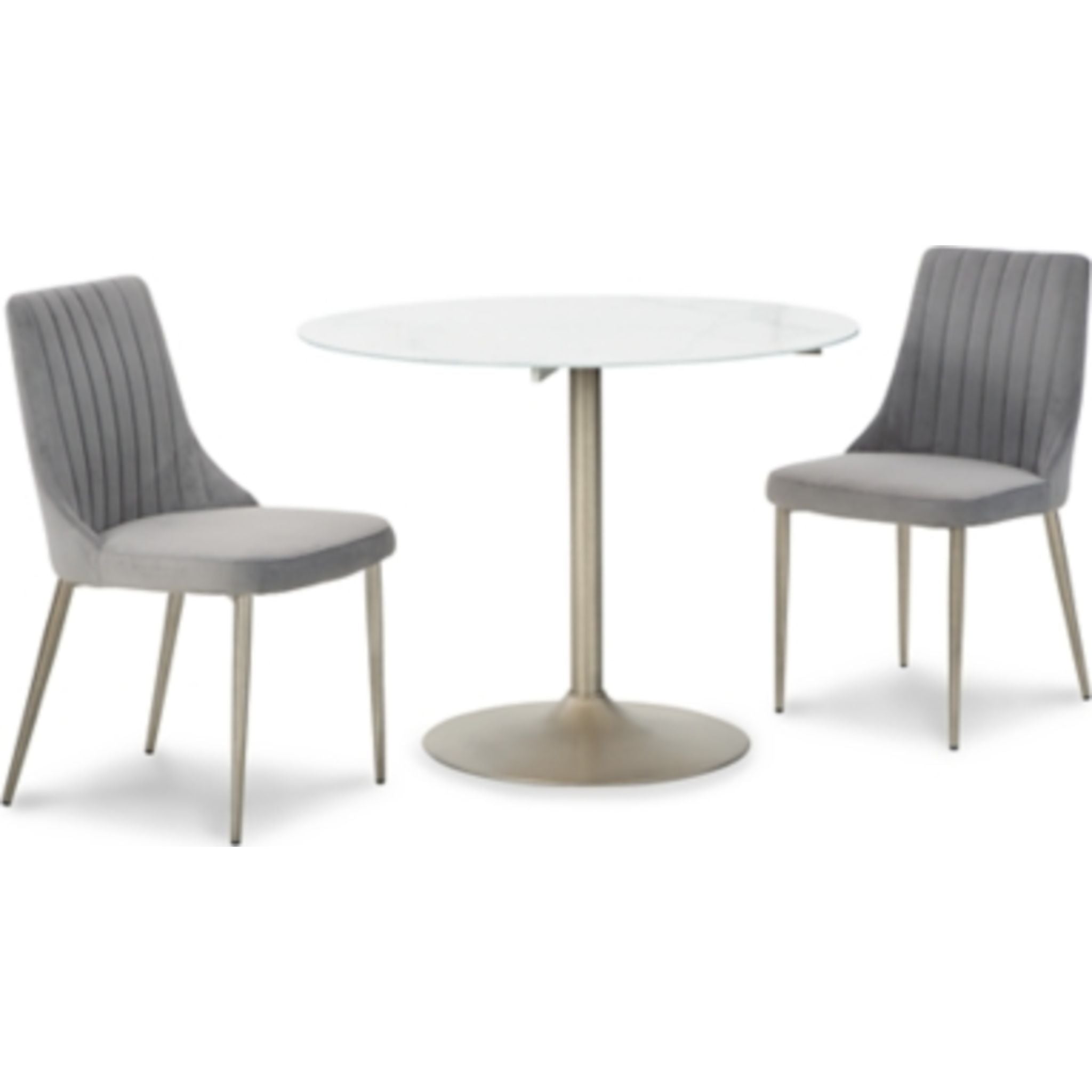 Barchoni 5-Piece Dining Set - Modern Kitchen Table and Chairs for Small Spaces | Perfect for Apartments, Breakfast Nooks & Cozy Family Meals