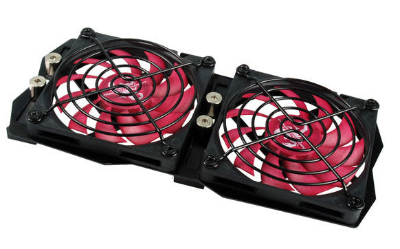 Evercool RVF 2F Universal VGA Cooler with Dual 80mm Fans - Replacement GPU Cooling Solution for Gaming PCs and Workstations